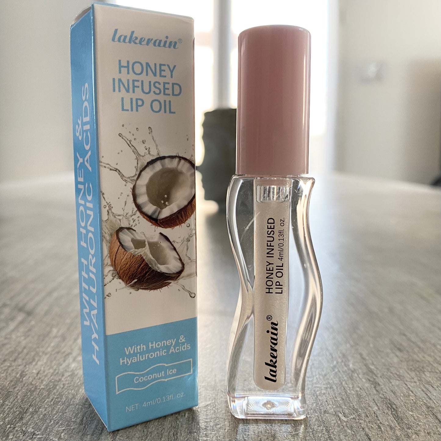 Lakerain® Huile Hydratante pour Lèvres Infusée au Miel